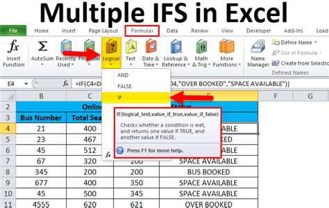 how to write an excel formula with two conditions