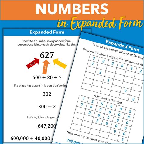 how to write an expression in expanded form