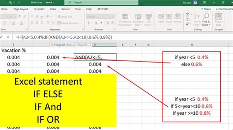 how to write an if statement in excel with three conditions