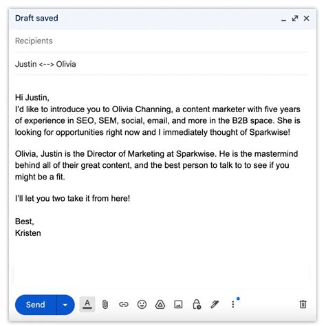 how to write an introduction email to introduce a company