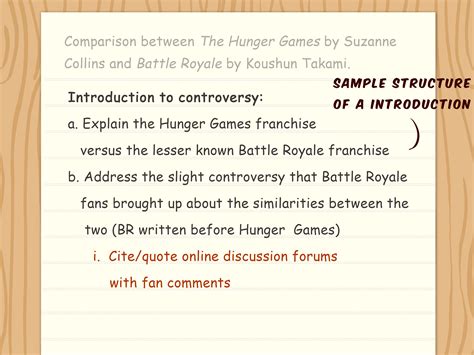how to write an introduction of a project sample