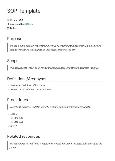 how to write an sop example