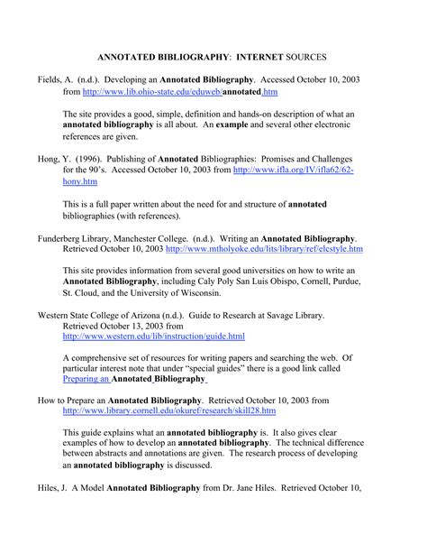 how to write bibliography using internet sources
