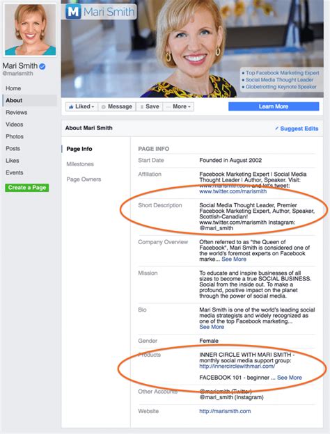 how to write bio in facebook sample