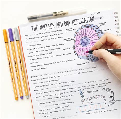 how to write biology notes