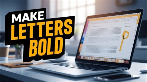 how to write bold letters in word