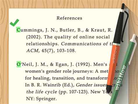how to write book reference