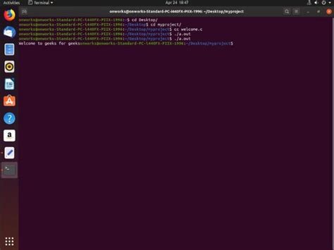 how to write c code in kali linux