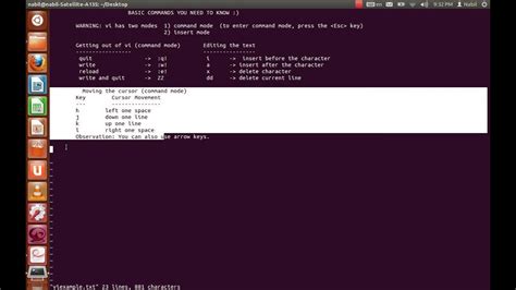 how to write c program in linux using vi editor