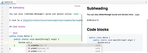 how to write code block in markdown