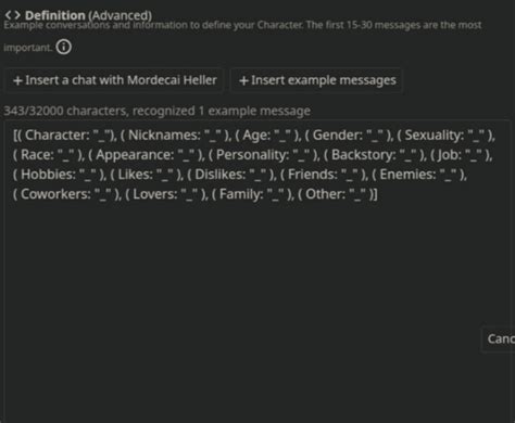 how to write code in character ai