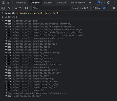 how to write code in chrome console