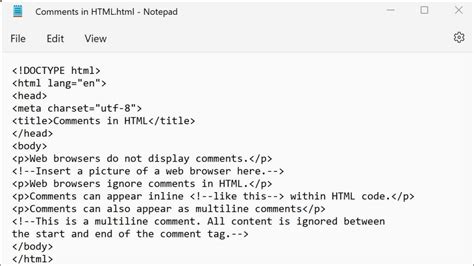 how to write comments in cmd