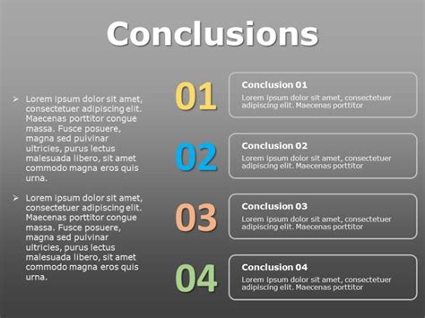 how to write conclusion for presentation