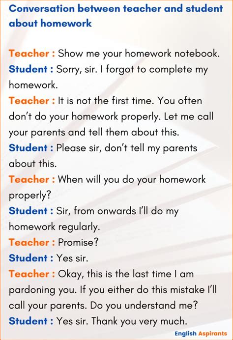 how to write conversation in english for students