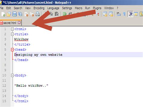 how to write css code in html file