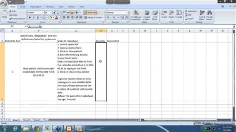 how to write defect report