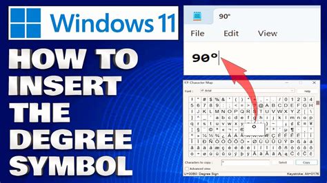 how to write degree symbol on keyboard windows 10