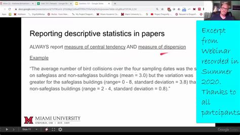 how to write descriptive data analysis