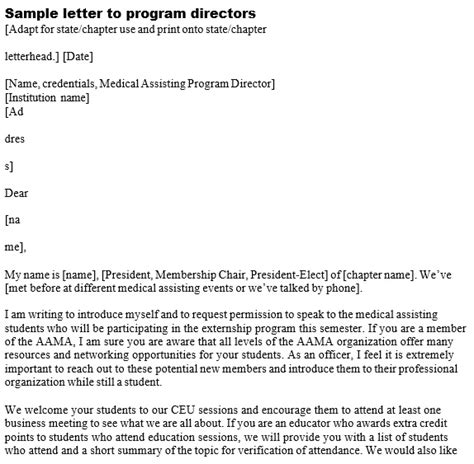 how to write email to director sample