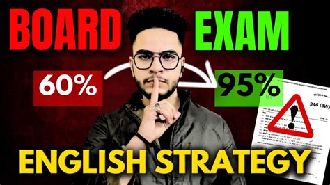 how to write english exam in board