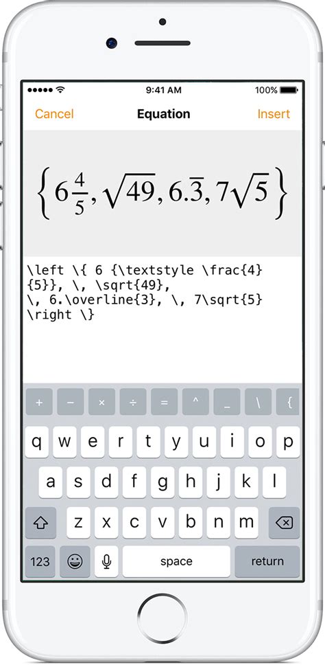 how to write equations on macbook