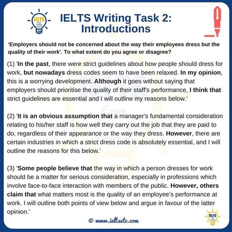 how to write essay introduction in ielts