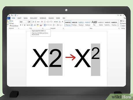 how to write exponent in mac