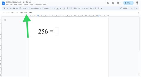 how to write exponents on google docs on ipad