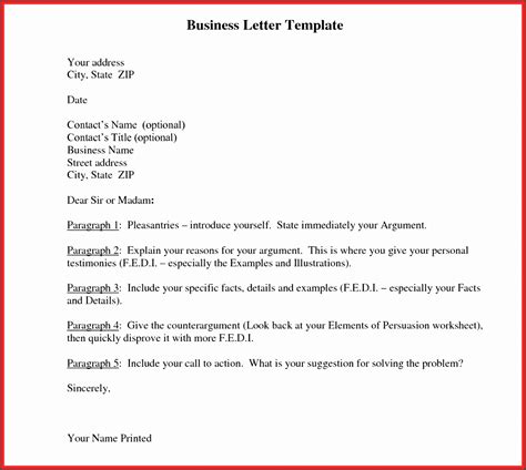 how to write formal letter in ms word
