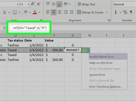 how to write if else in excel formula