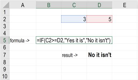 how to write if else statement in excel