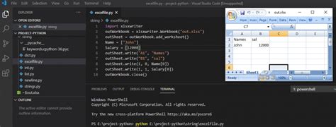 how to write in a specific cell in excel python