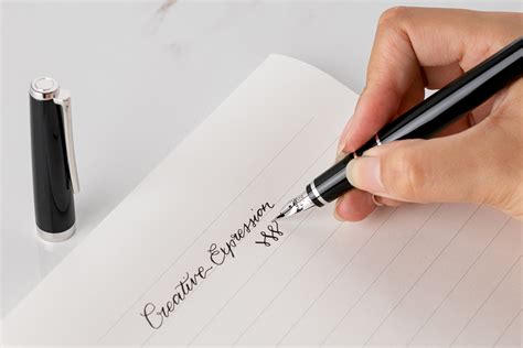 how to write in calligraphy with fountain pen