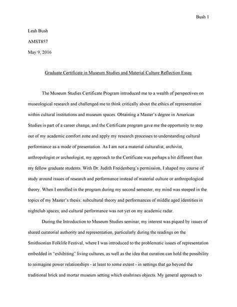 how to write introduction in reflection paper