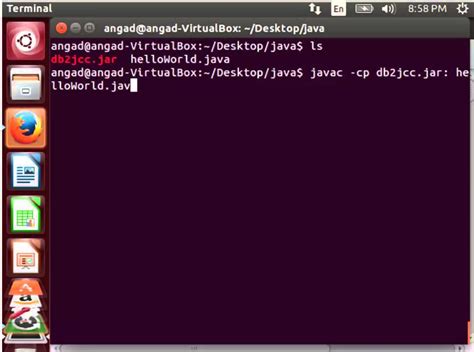 how to write java code in linux terminal