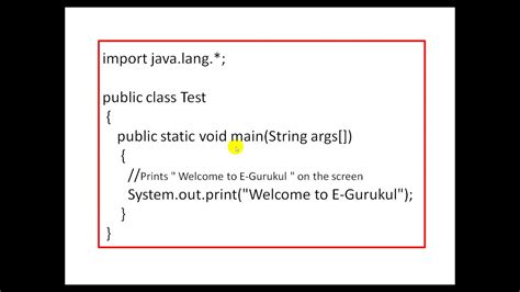 how to write java program in terminal