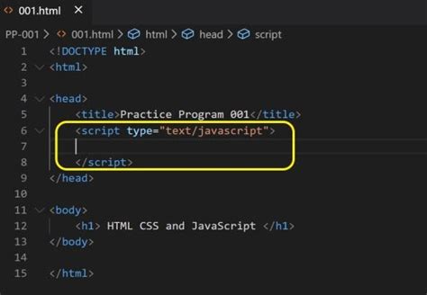 how to write javascript code inside html