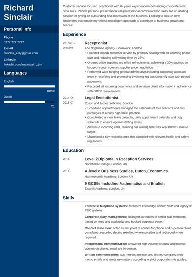 how to write language skills in resume