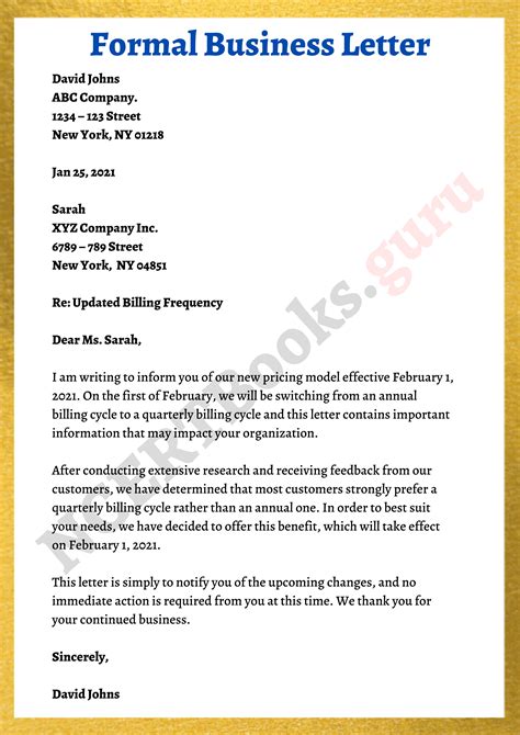 how to write letter class 12