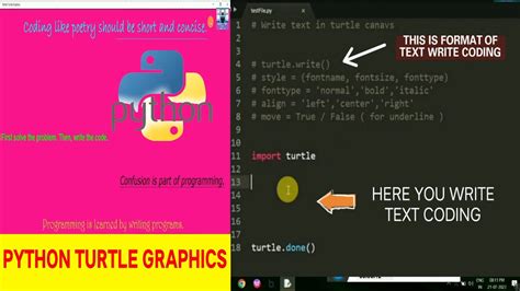 how to write letters in python turtle