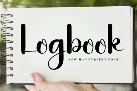how to write log book in calligraphy