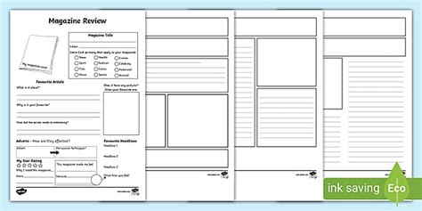 how to write magazine article template