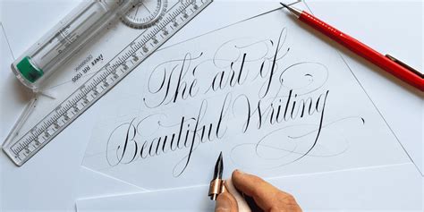 how to write manual in calligraphy