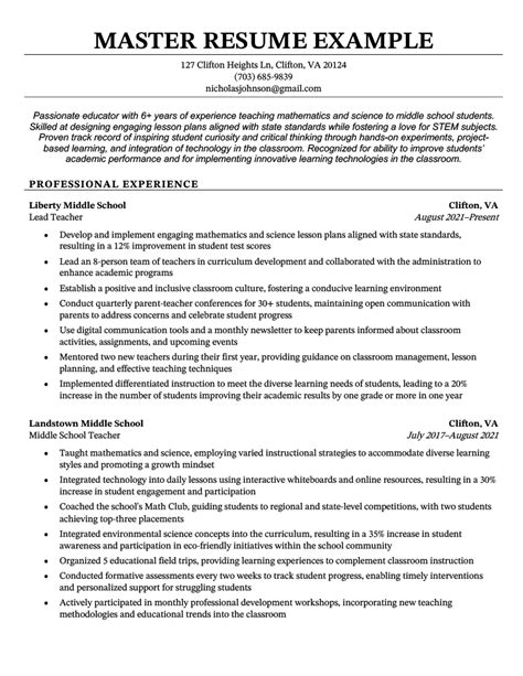 how to write master's degree on resume