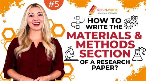 how to write materials and methods for thesis