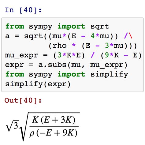 how to write mathematical equation in python