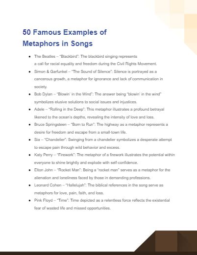 how to write metaphors in rap