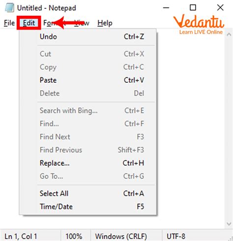 how to write notepad in laptop