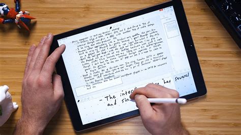 how to write notes on ipad with pencil